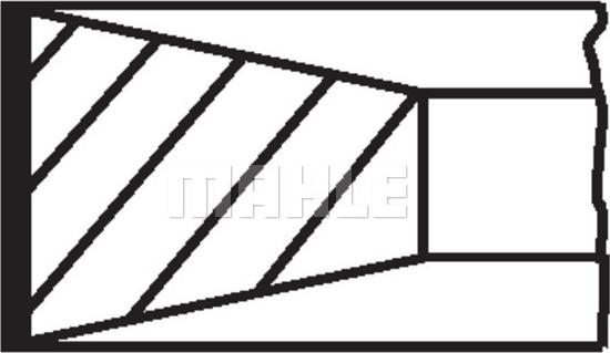 MAHLE 008 05 N0 - Piston Ring Kit onlydrive.pro