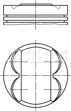 MAHLE 011 PI 00113 002 - Piston onlydrive.pro