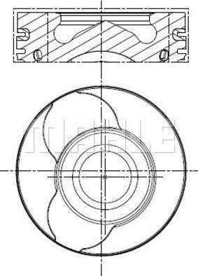 MAHLE 022 01 00 - Piston onlydrive.pro