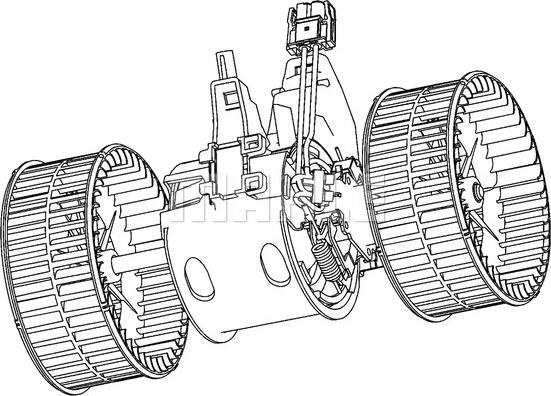 MAHLE AB 133 000P - Interior Blower onlydrive.pro