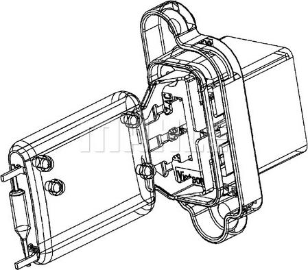 MAHLE ABR 97 000P - Rezistors, Salona ventilators onlydrive.pro