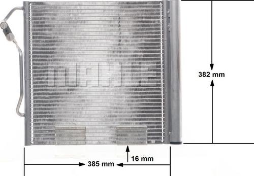 MAHLE AC 451 000S - Condenser, air conditioning onlydrive.pro