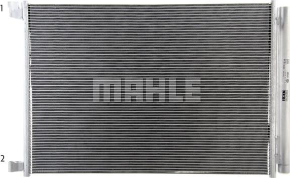 MAHLE AC 412 000P - Condenser, air conditioning onlydrive.pro