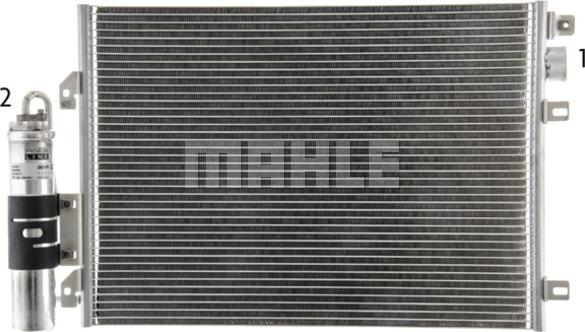 MAHLE AC 860 000P - Condenser, air conditioning onlydrive.pro