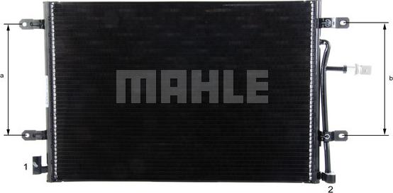 MAHLE AC 812 000P - Kondensatorius, oro kondicionierius onlydrive.pro