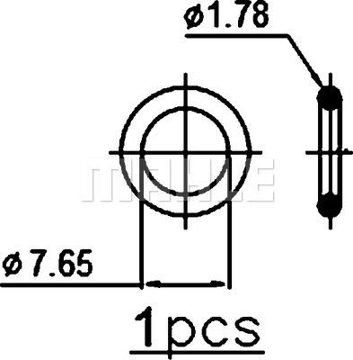 MAHLE AC 376 000P - Lauhdutin, ilmastointilaite onlydrive.pro