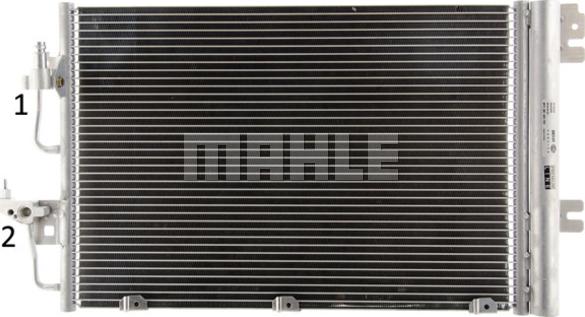 MAHLE AC 377 000P - Condenser, air conditioning onlydrive.pro