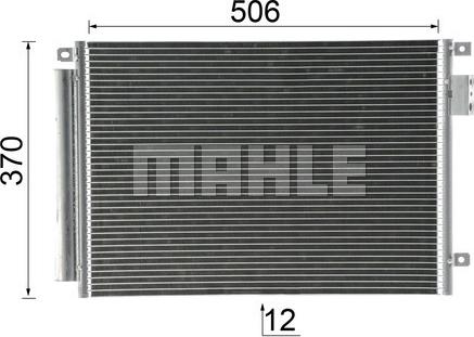 MAHLE AC 787 000P - Condenser, air conditioning onlydrive.pro