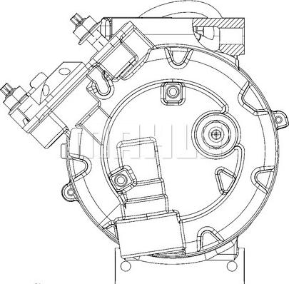 MAHLE ACP 1364 000P - Kompresorius, oro kondicionierius onlydrive.pro