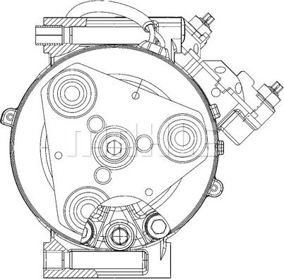 MAHLE ACP 1364 000P - Kompresorius, oro kondicionierius onlydrive.pro