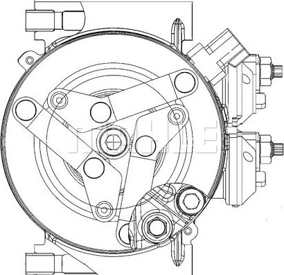 MAHLE ACP 1366 000P - Компрессор кондиционера onlydrive.pro