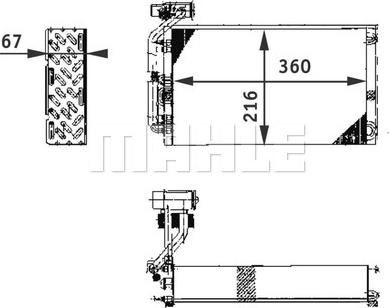 MAHLE AE 61 000P - Aurusti,kliimaseade onlydrive.pro