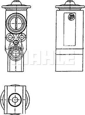 MAHLE AVE 90 000P - Expansion Valve, air conditioning onlydrive.pro