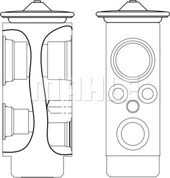 MAHLE AVE 9 000S - Expansion Valve, air conditioning onlydrive.pro