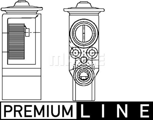 MAHLE AVE 55 000P - Expansion Valve, air conditioning onlydrive.pro