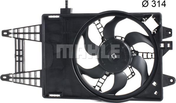 MAHLE CFF 157 000P - Ventilators, Motora dzesēšanas sistēma onlydrive.pro