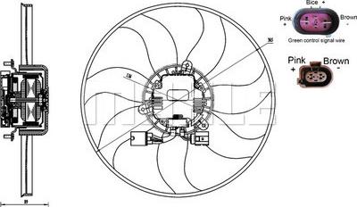 MAHLE CFF 170 000S - Ventilators, Motora dzesēšanas sistēma onlydrive.pro