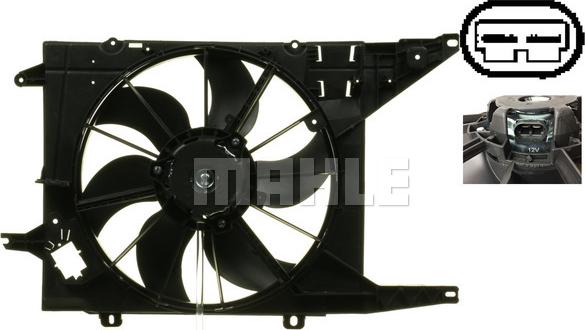 MAHLE CFF 327 000S - Fan, radiator onlydrive.pro