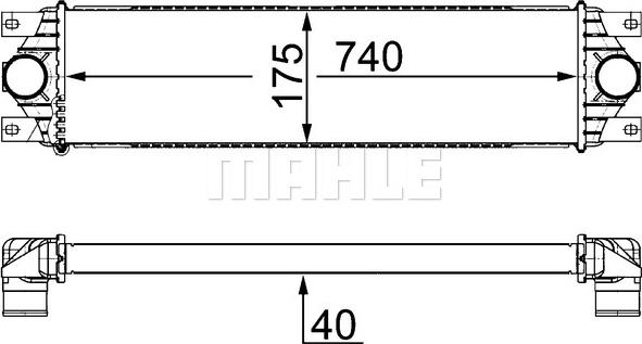 MAHLE CI 19 000S - Intercooler, charger onlydrive.pro