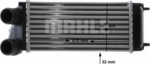 MAHLE CI 166 000S - Intercooler, charger onlydrive.pro