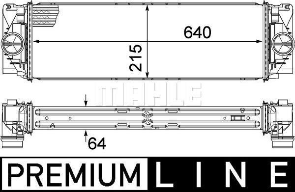 MAHLE CI 368 000P - Intercooler, charger onlydrive.pro