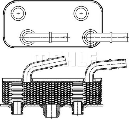 MAHLE CLC 180 000S - Oil Cooler, automatic transmission onlydrive.pro