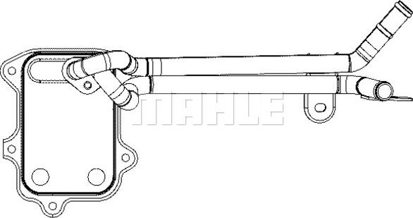 MAHLE CLC 188 000S - Oil Cooler, engine oil onlydrive.pro