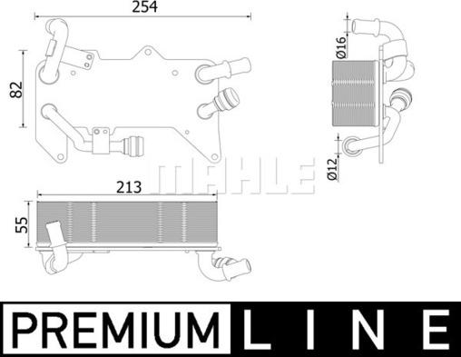 MAHLE CLC 139 000P - Oil Cooler, automatic transmission onlydrive.pro