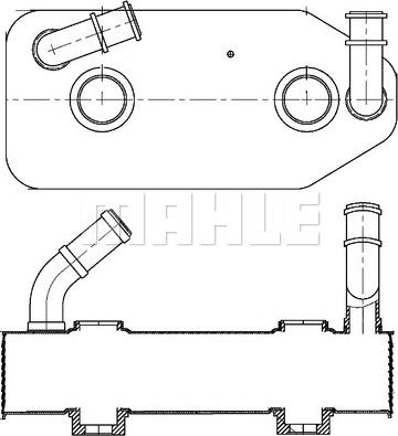 MAHLE CLC 178 000S - Масляный радиатор, автоматическая коробка передач onlydrive.pro