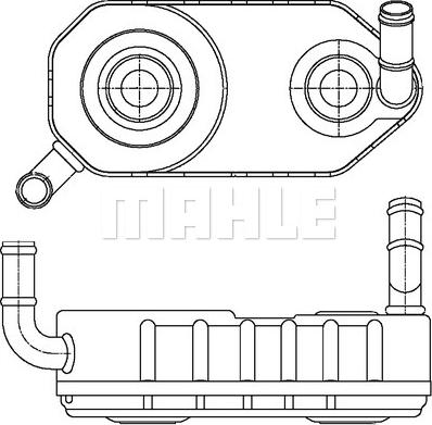 MAHLE CLC 177 000S - Масляный радиатор, автоматическая коробка передач onlydrive.pro