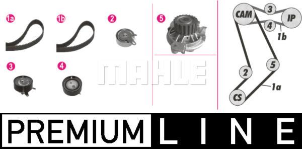 MAHLE CPK 98 000P - Water Pump & Timing Belt Set onlydrive.pro