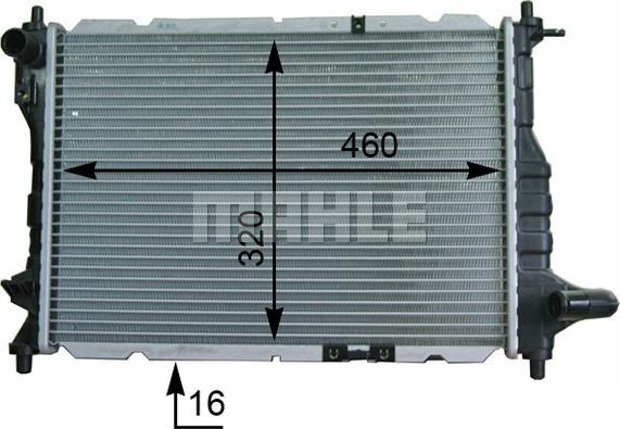 MAHLE CR 944 000S - Radiator, engine cooling onlydrive.pro