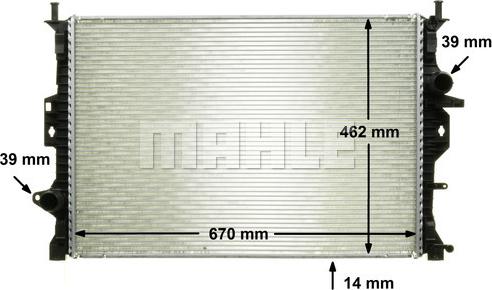 MAHLE CR 906 000P - Radiaator,mootorijahutus onlydrive.pro