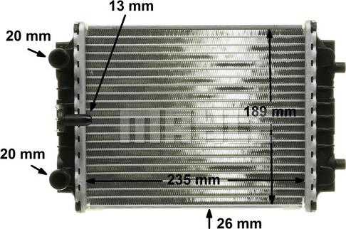 MAHLE CR 913 000P - Radiator, engine cooling onlydrive.pro