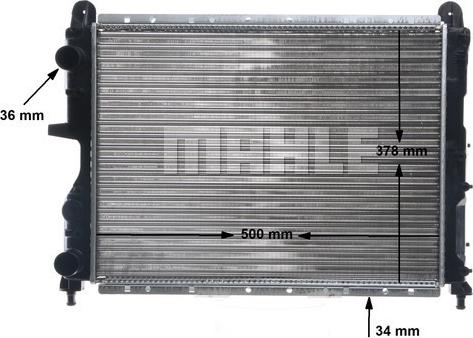 MAHLE CR 450 000S - Radiaator,mootorijahutus onlydrive.pro