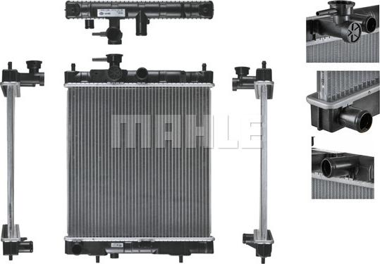 MAHLE CR 540 000S - Radiaator,mootorijahutus onlydrive.pro