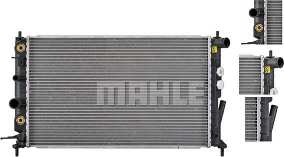 MAHLE CR 649 000S - Radiator, engine cooling onlydrive.pro