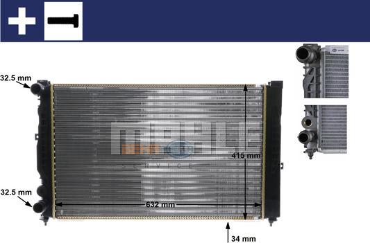 MAHLE CR 647 000S - Radiatorius, variklio aušinimas onlydrive.pro