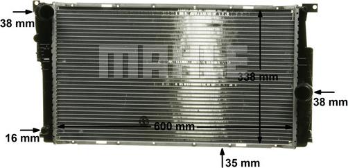 MAHLE CR 1907 000P - Radiaator,mootorijahutus onlydrive.pro