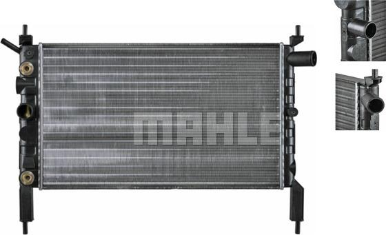 MAHLE CR 1492 000S - Radiator, engine cooling onlydrive.pro