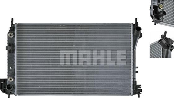 MAHLE CR 1497 000S - Radiator, engine cooling onlydrive.pro