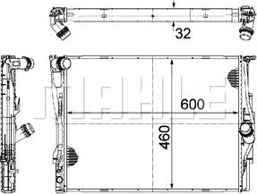 MAHLE CR 1087 000P - Radiators, Motora dzesēšanas sistēma onlydrive.pro