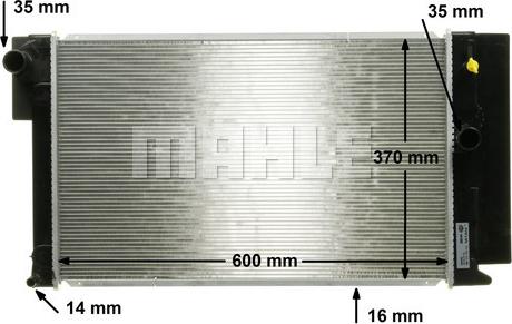 MAHLE CR 1078 000S - Radiator, engine cooling onlydrive.pro