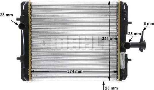 MAHLE CR 1114 000S - Radiator, engine cooling onlydrive.pro