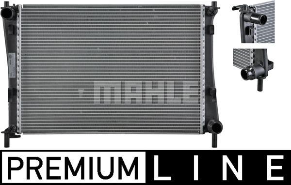 MAHLE CR 1355 000P - Radiatorius, variklio aušinimas onlydrive.pro