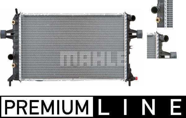 MAHLE CR 229 000P - Radiator, engine cooling onlydrive.pro