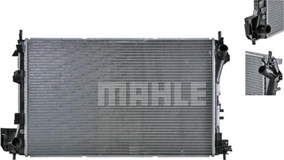 MAHLE CR 763 000S - Radiator, engine cooling onlydrive.pro