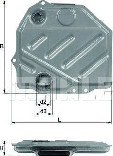 MAHLE HX 48 - Hydraulic Filter, automatic transmission onlydrive.pro