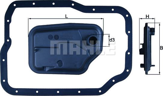 MAHLE HX 149D - Hidrofiltrs, Automātiskā pārnesumkārba onlydrive.pro