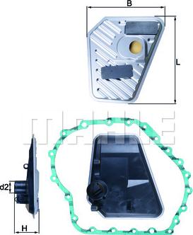 MAHLE HX 168D - Hidrofiltrs, Automātiskā pārnesumkārba onlydrive.pro